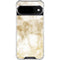 Gold and White Marble Google Pixel 10 Clear Case